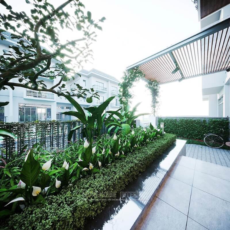 Morehome nhận thiết kế kiến trúc ngoại thất, sân vườn cho biệt thự tại hà nội vinh